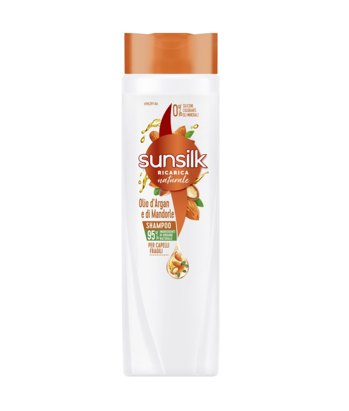 Sunsilk Argan & Almond Oil arganový šampon proti lámavosti vlasů 250 ml
