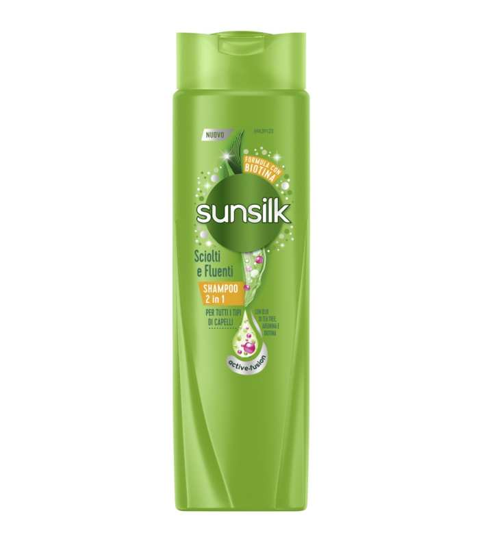 Sunsilk Loose & Flawing šampon a kondicionér 2 v 1 pro zplihlé a krepaté vlasy 250 ml