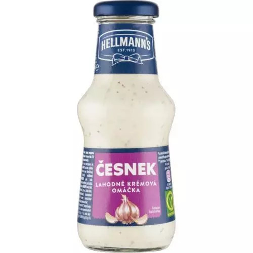 Hellmanns omáčka k masu česneková 250ML