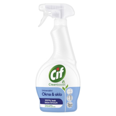 Cif Cleanboost 500ml MR - Univerzální čistič na okna a sklo
