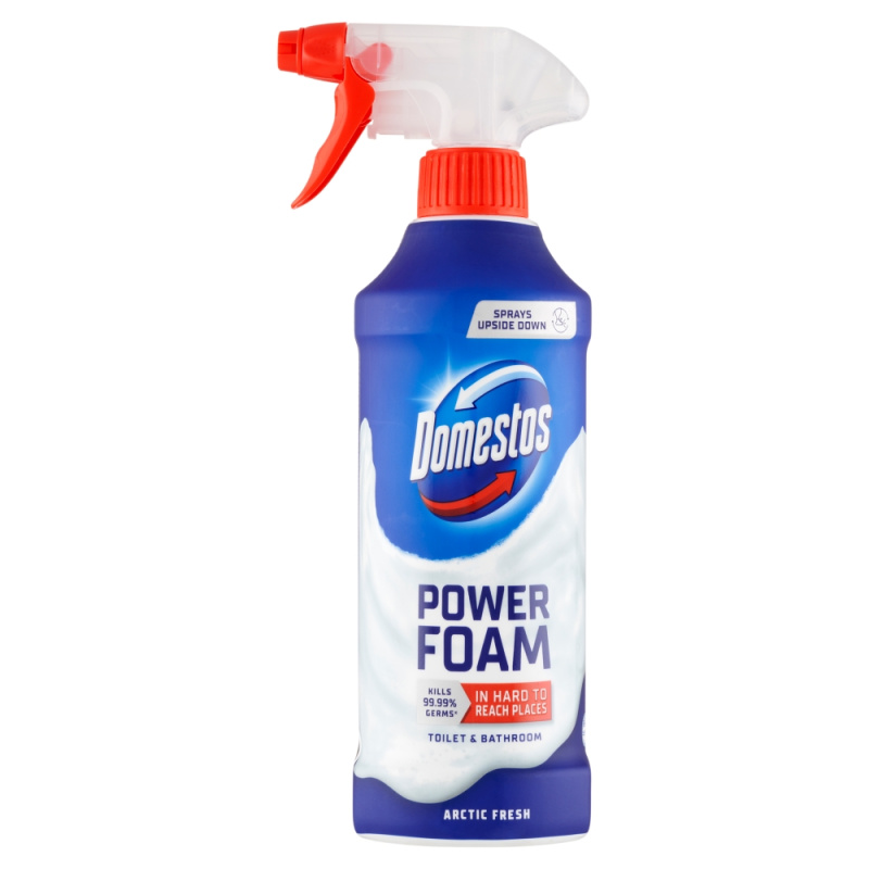 Domestos Power Foam - čisticí pěna na toalety - Arctic Fresh, 435 ml