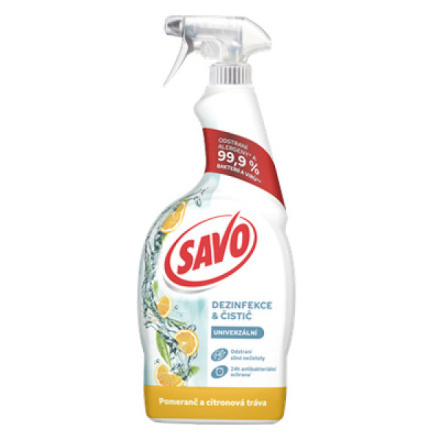 Savo Bez chloru - čisticí prostředek - pomeranč, 700 ml