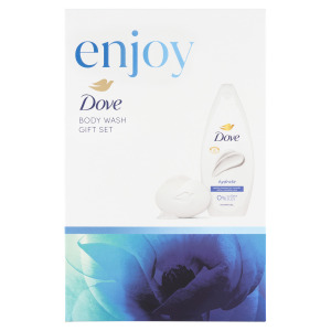 Dove dárková sada pro ženy (sprchový gel  mýdlo) Enjoy