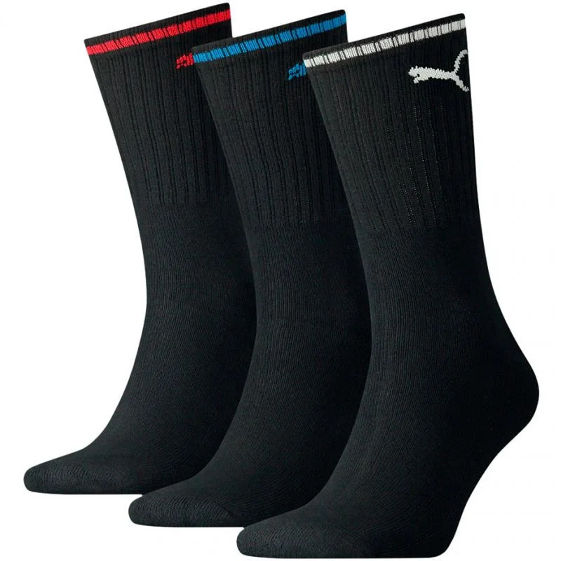Puma Sport Crew Stripe 3Pack M 907941 01 ponožky 39-42