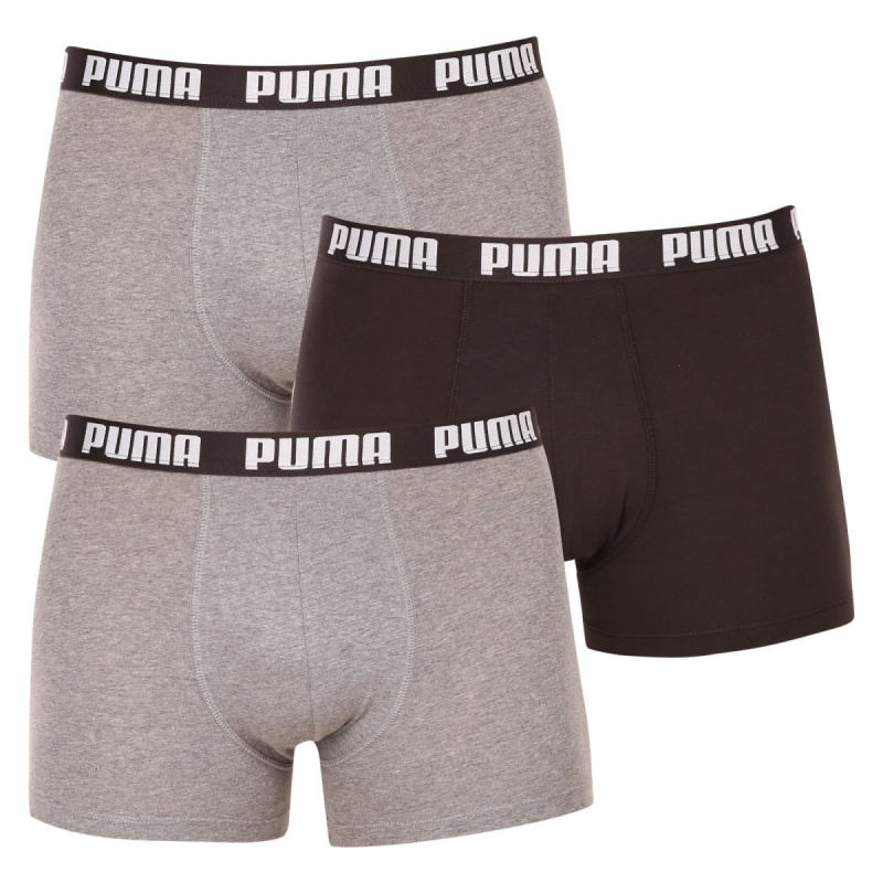3PACK pánské boxerky Puma vícebarevné (701206546 004) M, trenky / trenýrky