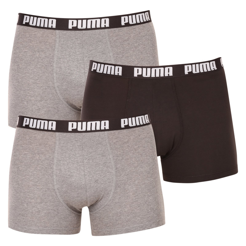 3PACK pánské boxerky Puma vícebarevné (701206546 004) M, trenky / trenýrky
