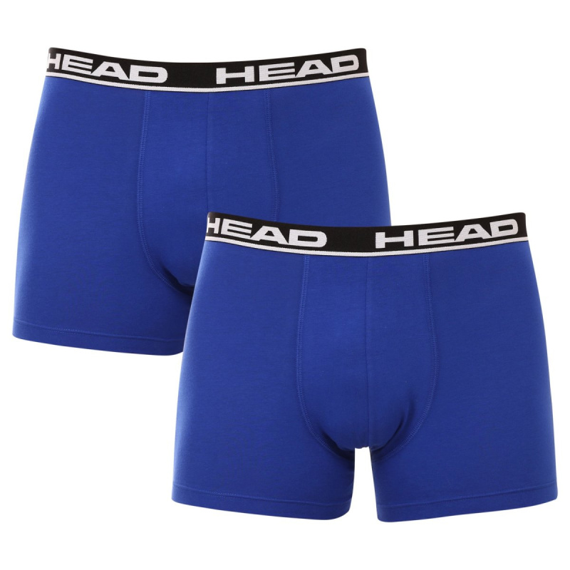 2PACK pánské boxerky HEAD modré (701202741 006) M, trenky / trenýrky