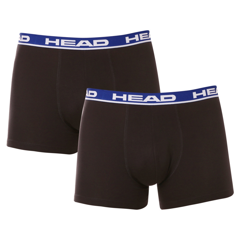 2PACK pánské boxerky HEAD černé (701202741 008) M, trenky / trenýrky