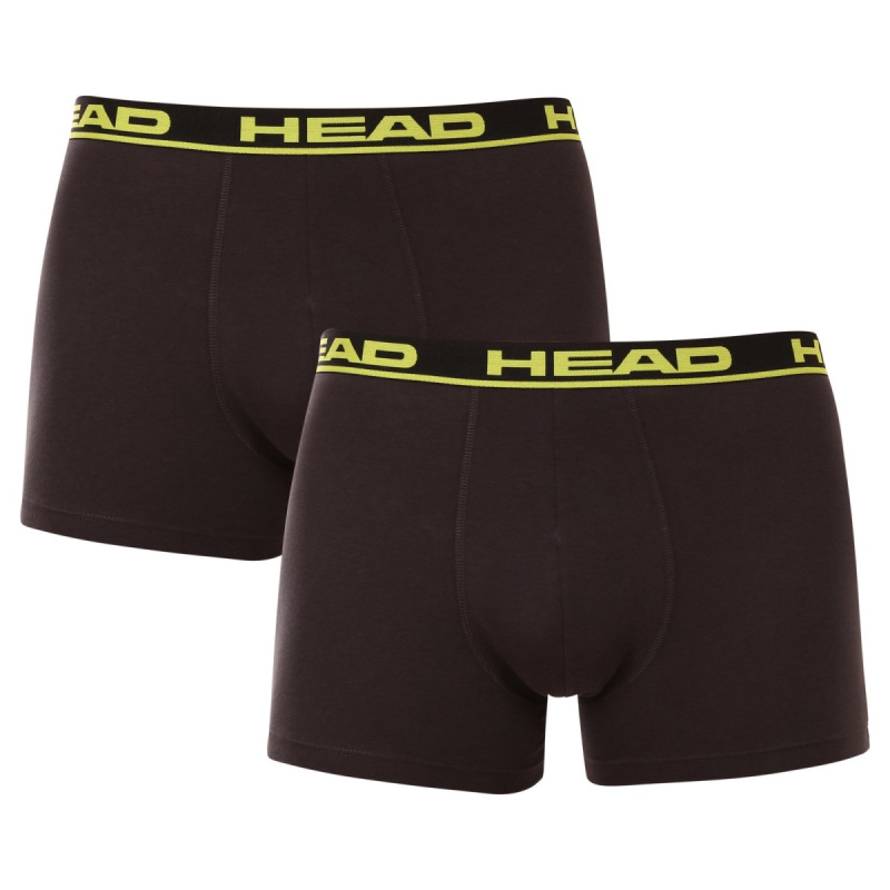 2PACK pánské boxerky HEAD šedé (701202741 009) M, trenky / trenýrky