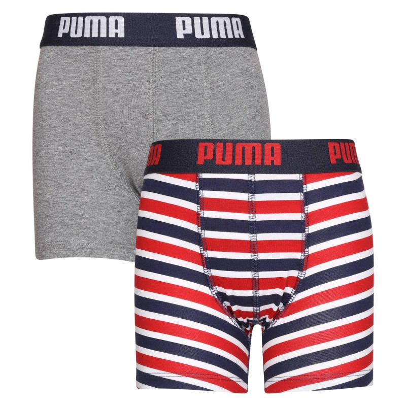 2PACK chlapecké boxerky Puma vícebarevné (701219334 001) 128, trenky / trenýrky