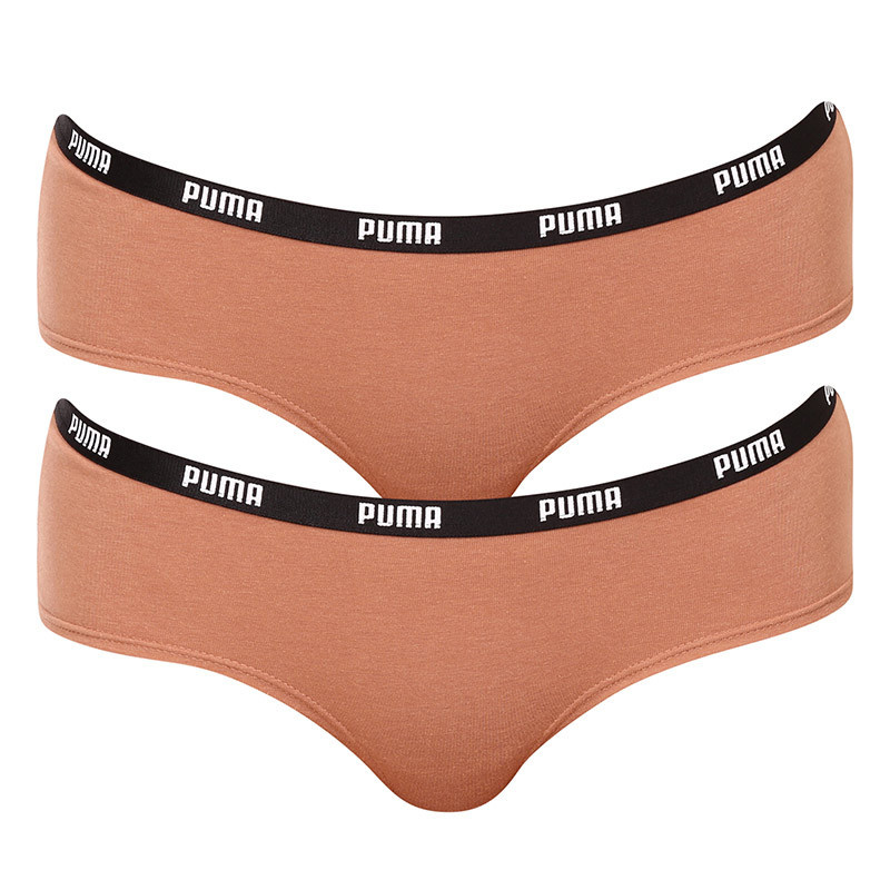 2PACK dámské kalhotky Puma hnědé (603032001 013) S
