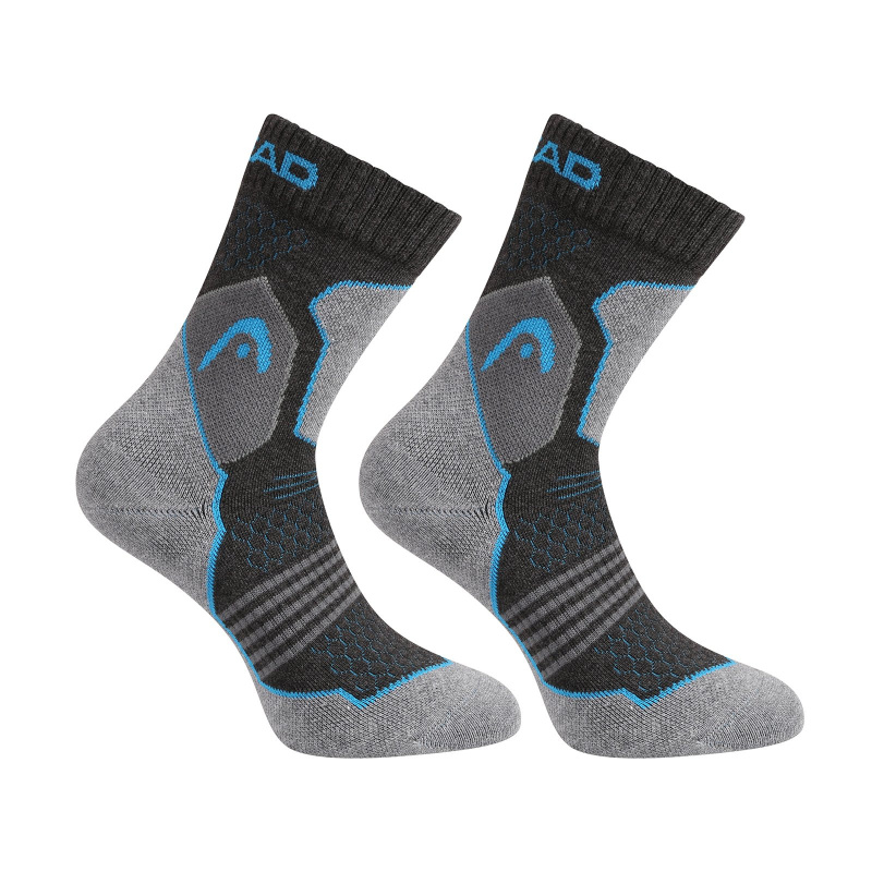 2PACK ponožky HEAD hiking vysoké šedé (701219910 004) S