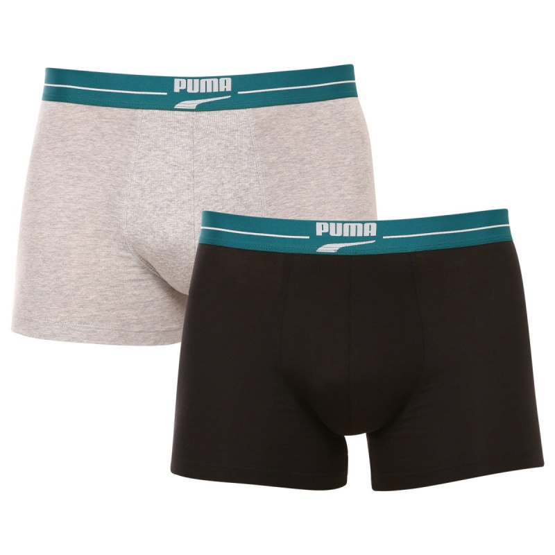 2PACK pánské boxerky Puma vícebarevné (701221415 004) M, trenky / trenýrky