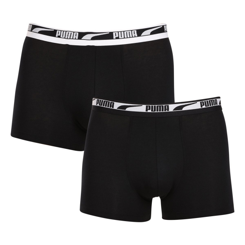 2PACK pánské boxerky Puma černé (701221416 001) M, trenky / trenýrky