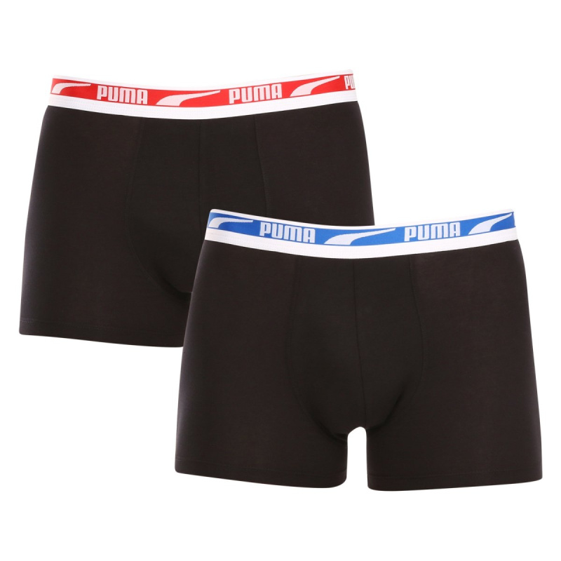 2PACK pánské boxerky Puma černé (701221416 004) L, trenky / trenýrky