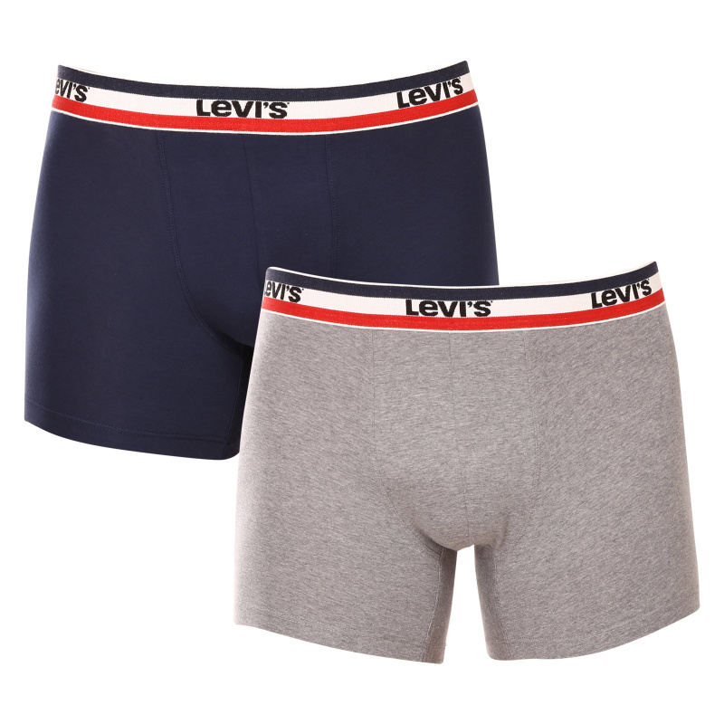 2PACK pánské boxerky Levis vícebarevné (701223908 002) M, trenky / trenýrky