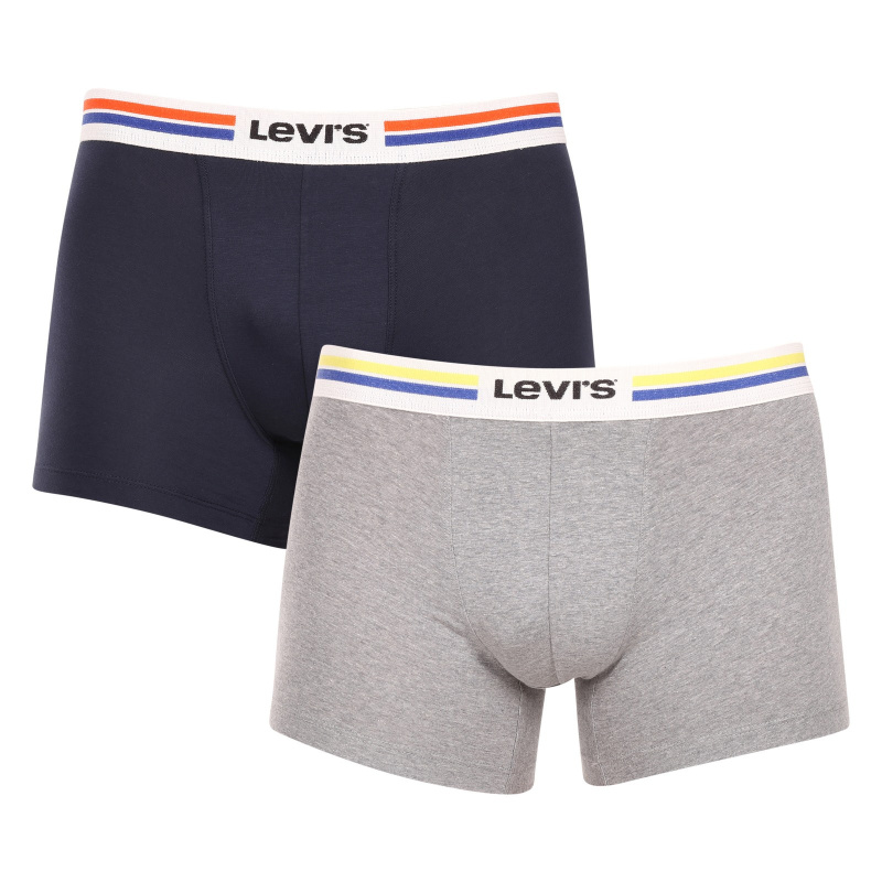 2PACK pánské boxerky Levis vícebarevné (701222843 009) M, trenky / trenýrky