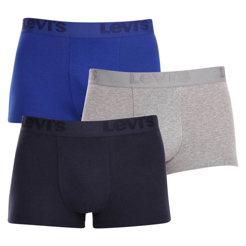 3PACK pánské boxerky Levis vícebarevné (905042001 022) M, trenky / trenýrky