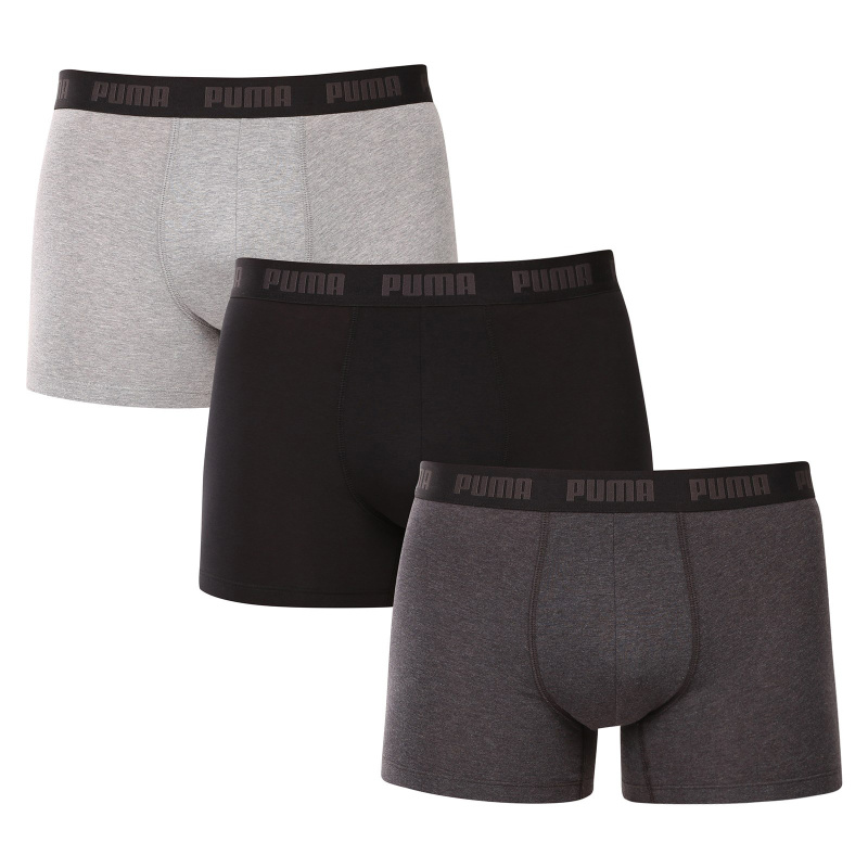 3PACK pánské boxerky Puma vícebarevné (701226820 002) M, trenky / trenýrky