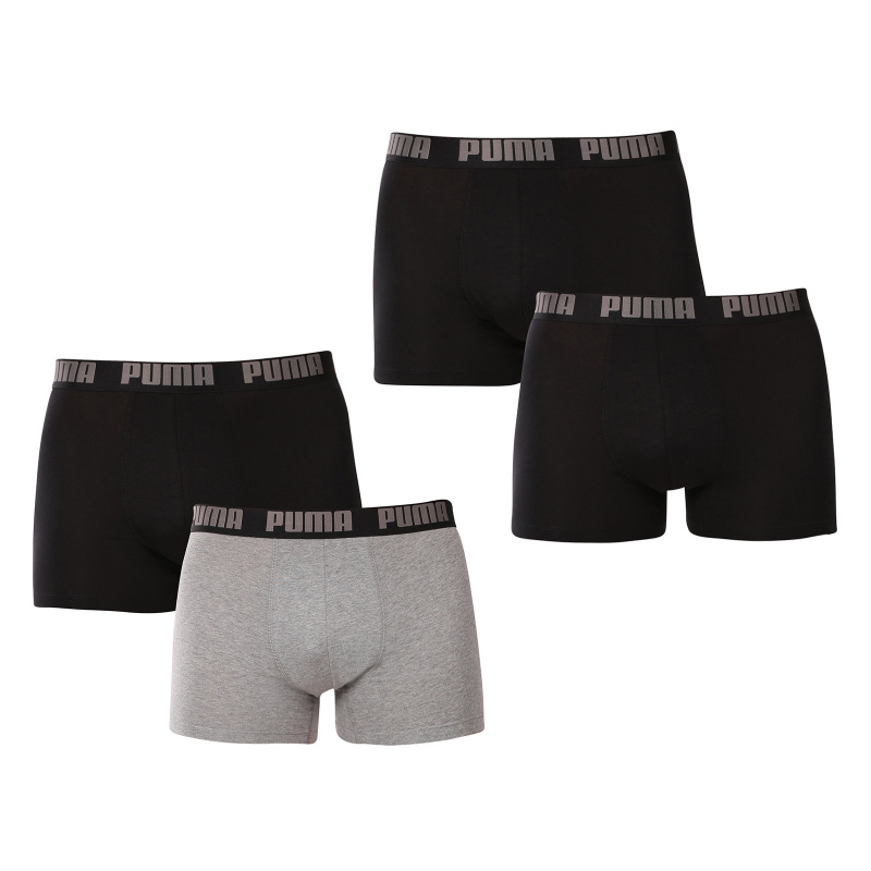 4PACK pánské boxerky Puma vícebarevné (701227791 002) M, trenky / trenýrky