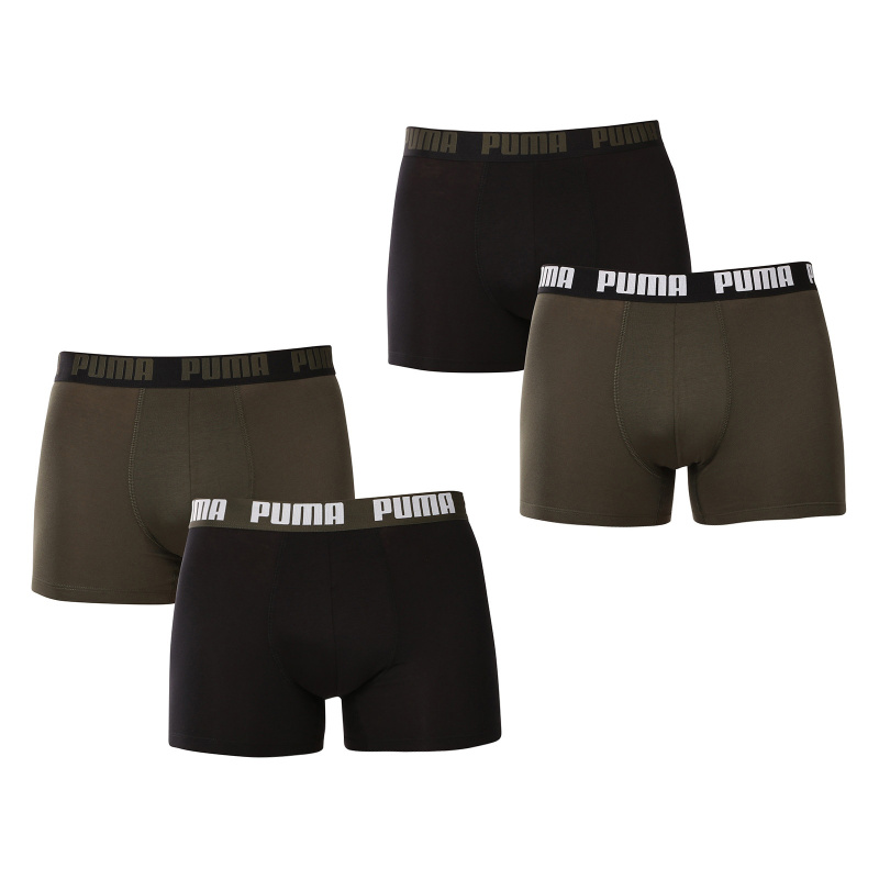 4PACK pánské boxerky Puma vícebarevné (701227791 007) M, trenky / trenýrky