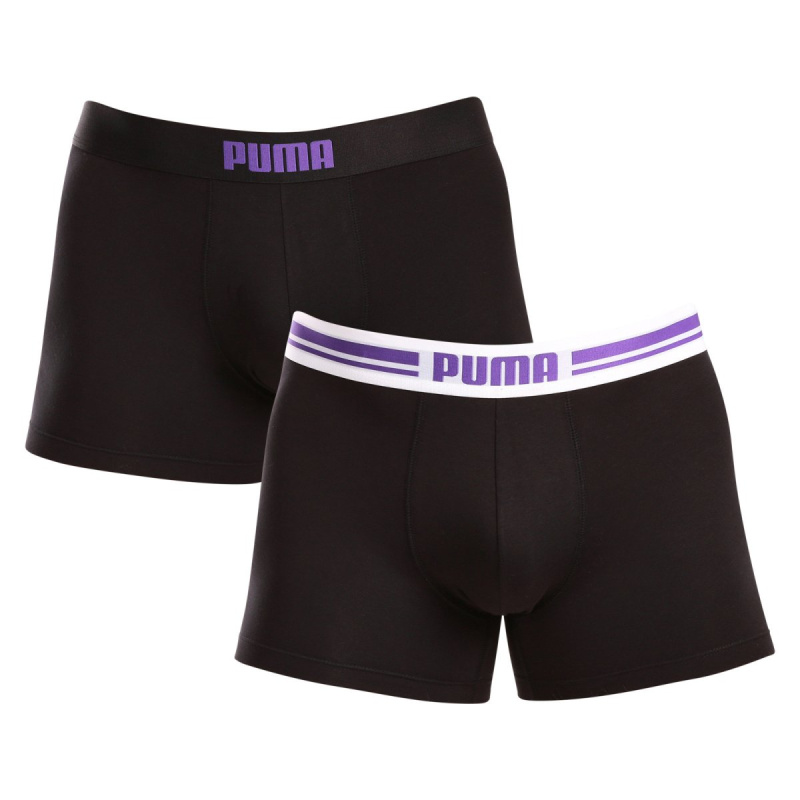 2PACK pánské boxerky Puma černé (701226763 008) L, trenky / trenýrky
