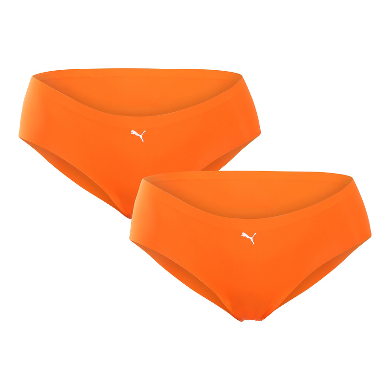 2PACK dámské kalhotky Puma bezešvé oranžové (100001012 020) S