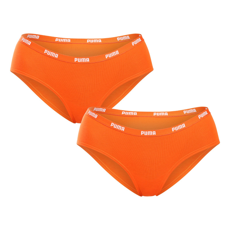 2PACK dámské kalhotky Puma oranžové (603032001 023) L