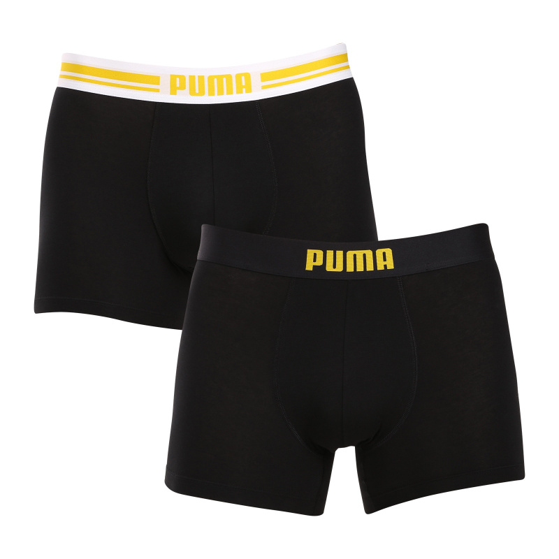 2PACK pánské boxerky Puma černé (701226763 010) L, trenky / trenýrky