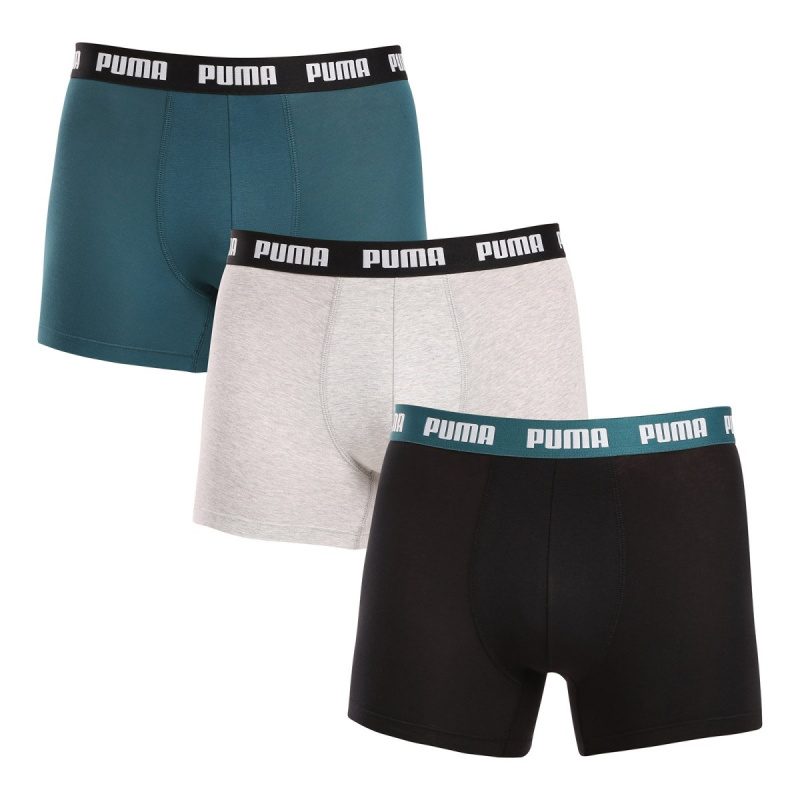 3PACK pánské boxerky Puma vícebarevné (701226820 010) M, trenky / trenýrky