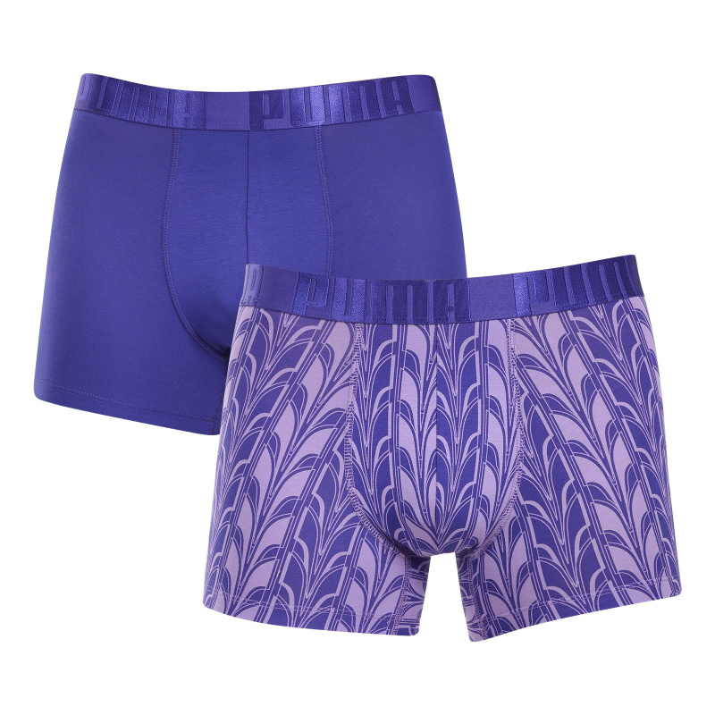 2PACK pánské boxerky Puma fialové (701228130 003) XXL, trenky / trenýrky