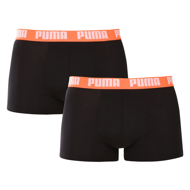 2PACK pánské boxerky Puma černé (521015001 070) M, trenky / trenýrky