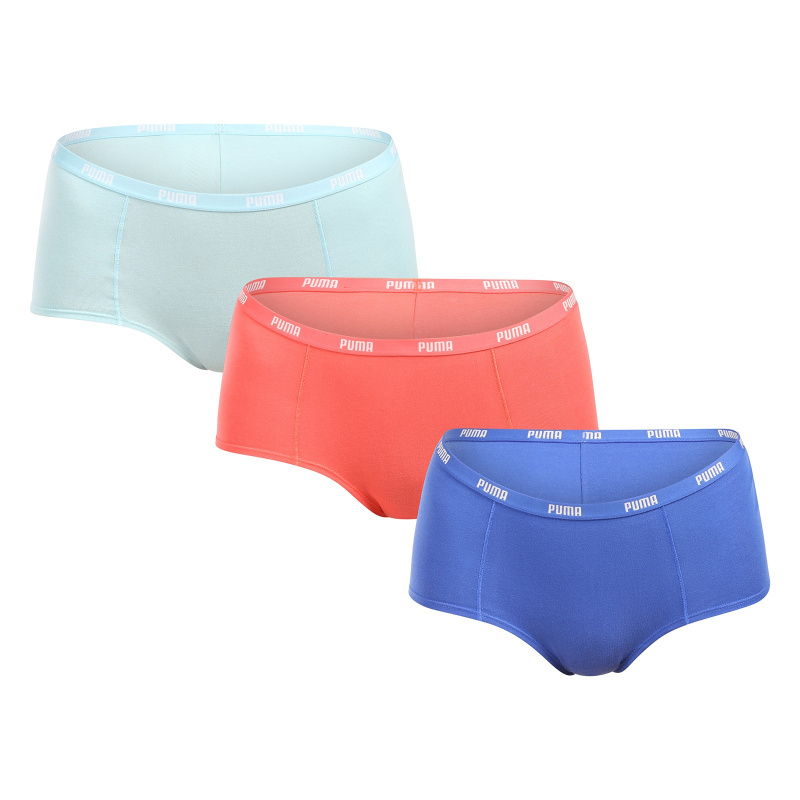 3PACK dámské kalhotky Puma vícebarevné (503006001 008) S