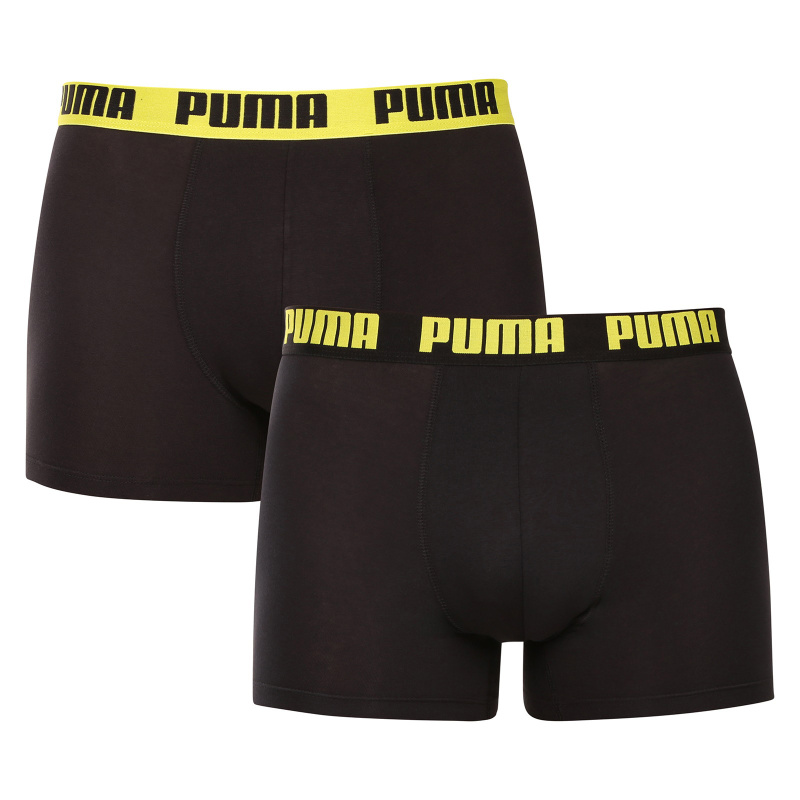 2PACK pánské boxerky Puma černé (701226387 033) XXL, trenky / trenýrky