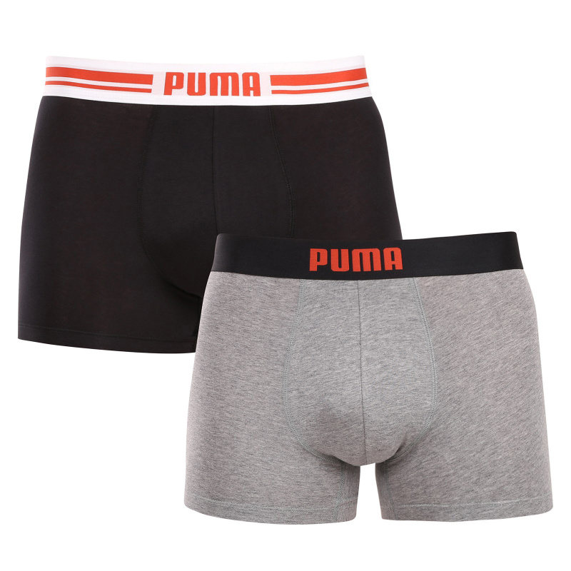 2PACK pánské boxerky Puma vícebarevné (701226763 013) L, trenky / trenýrky