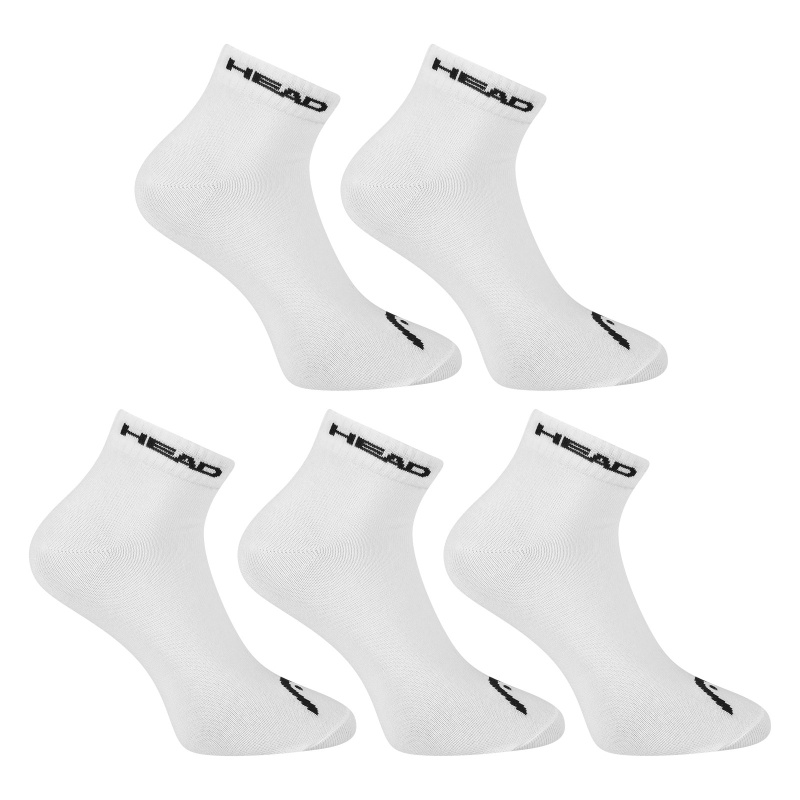 5PACK ponožky HEAD nízké bílé (701232769 002) XS