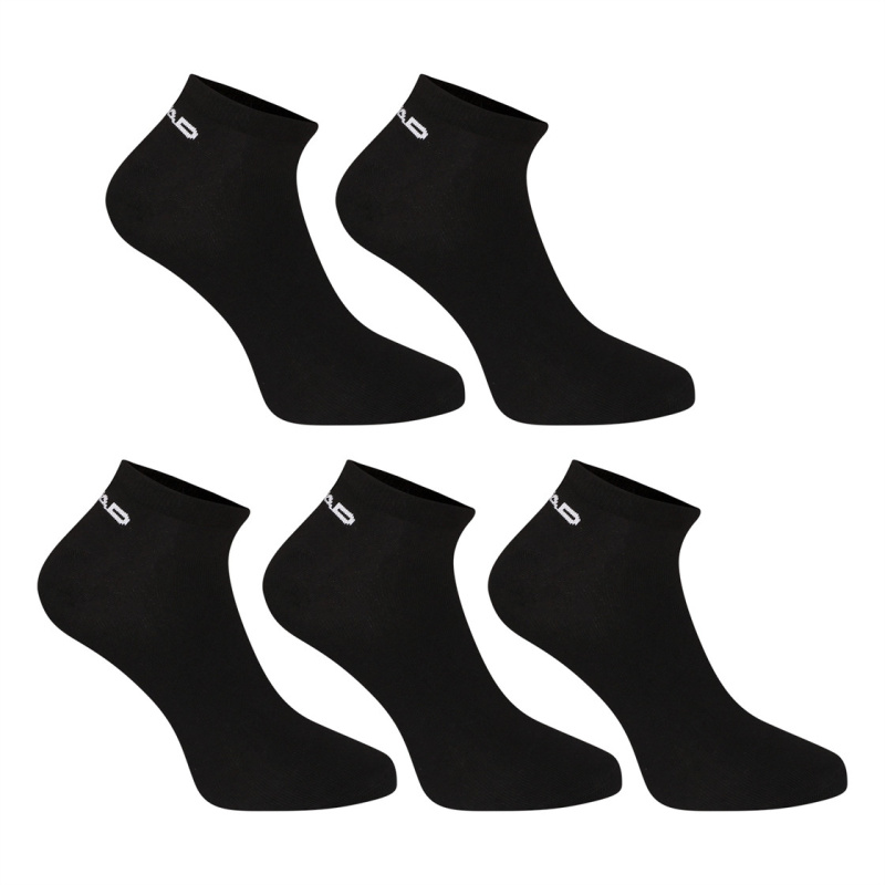 5PACK ponožky HEAD nízké černé (701232902 001) L