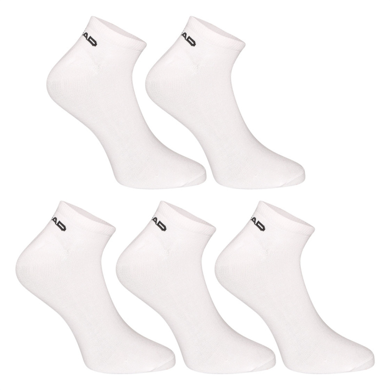 5PACK ponožky HEAD nízké bílé (701232902 012) M