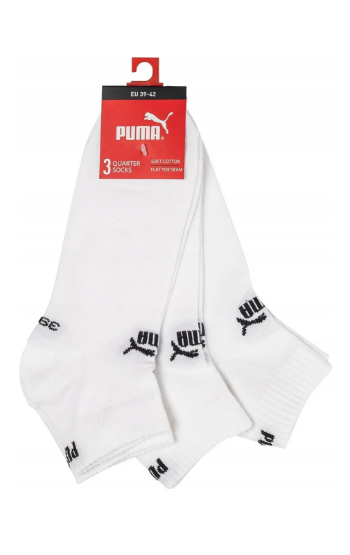 Puma ponožky 947108 Quarter A'3 35-46 bílá 39-42