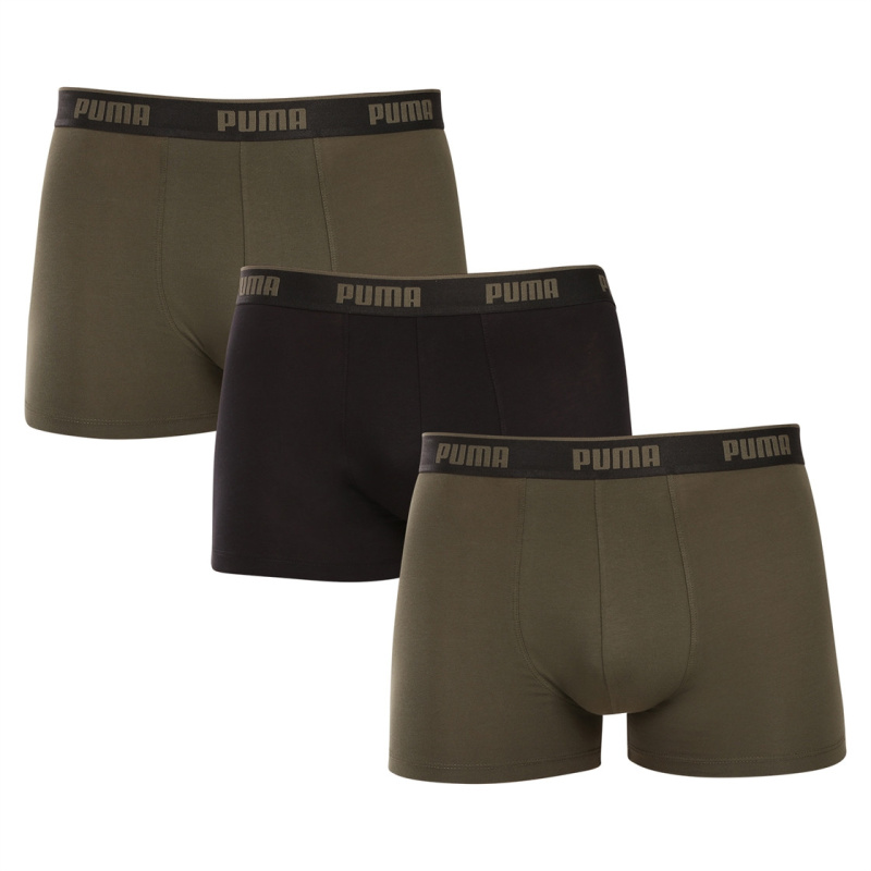 3PACK pánské boxerky Puma vícebarevné (701234187 003) L, trenky / trenýrky