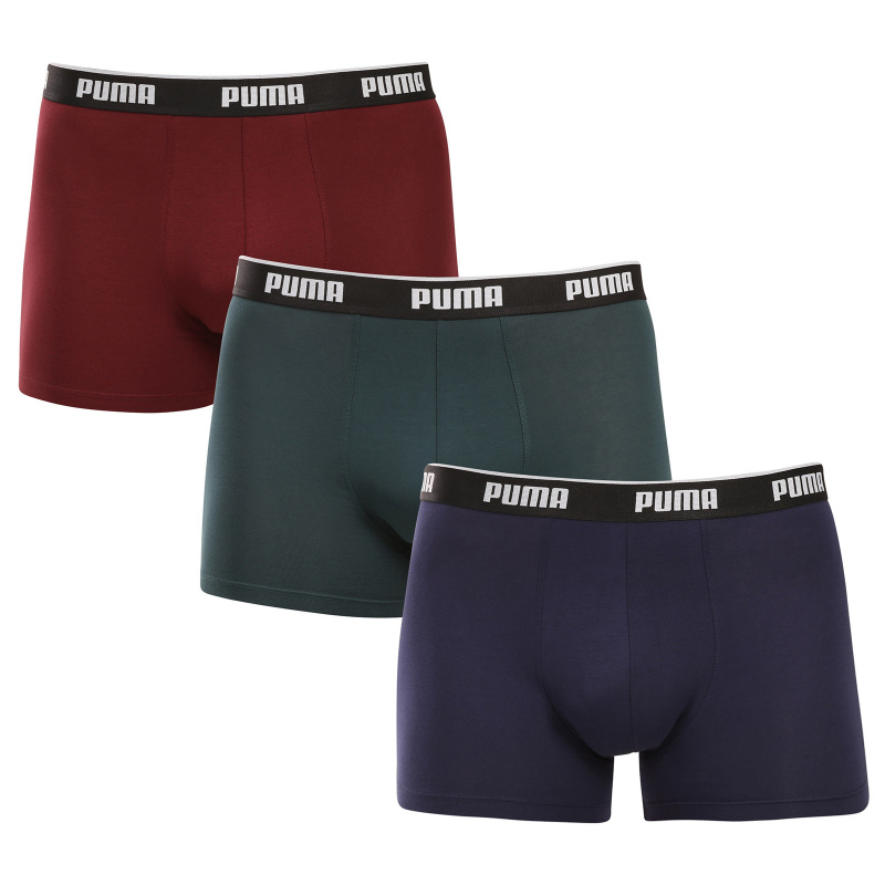 3PACK pánské boxerky Puma vícebarevné (701234187 008) L, trenky / trenýrky