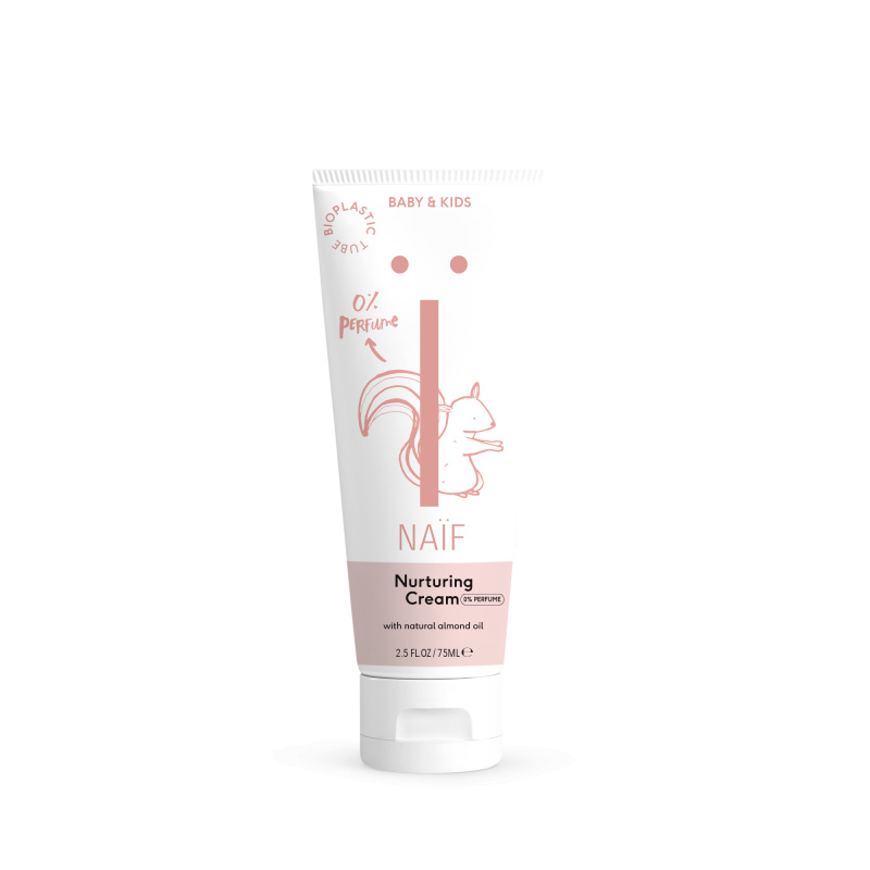 Naif Baby & Kids Baby Cream pečující krém pro suchou a citlivou pokožku pro děti od narození 75 ml