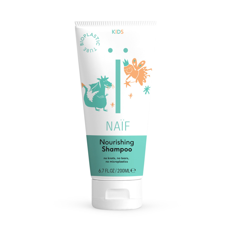 Naif Kids Nourishing Shampoo dětský šampon pro snadné rozčesání vlasů pro děti 200 ml