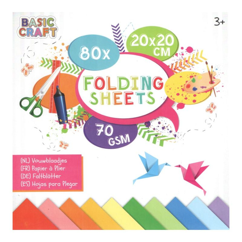 sada barevných čtvrtek 20x20