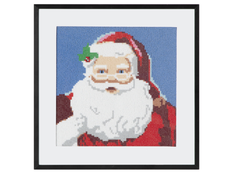 Diamantový obrázek 30x30cm - Santa Claus
