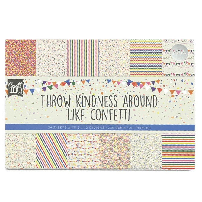 Kreativní blok se zlacením Confetti