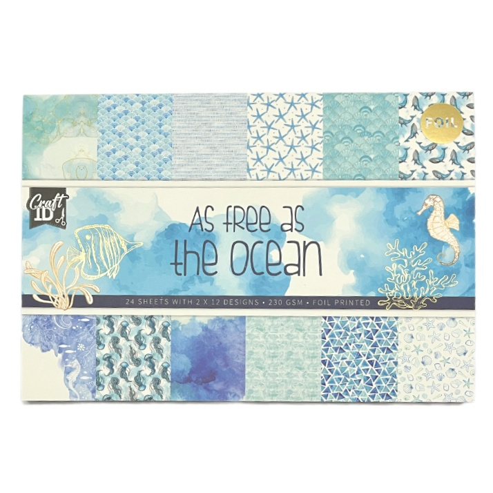 Kreativní blok se zlacením Ocean