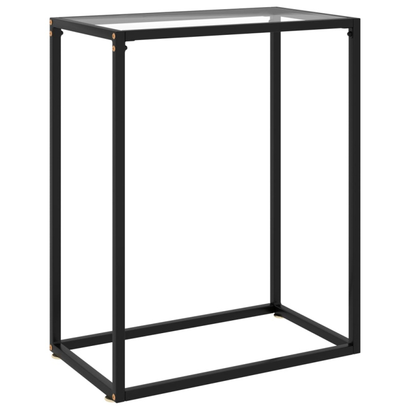 Konzolový stolek transparentní 60 x 35 x 75 cm tvrzené sklo