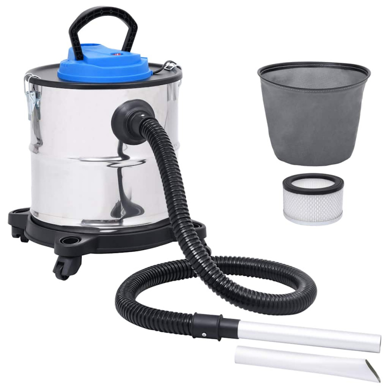 Vysavač Na Popel S Hepa Filtrem 1200 W 20 L Nerezová Ocel