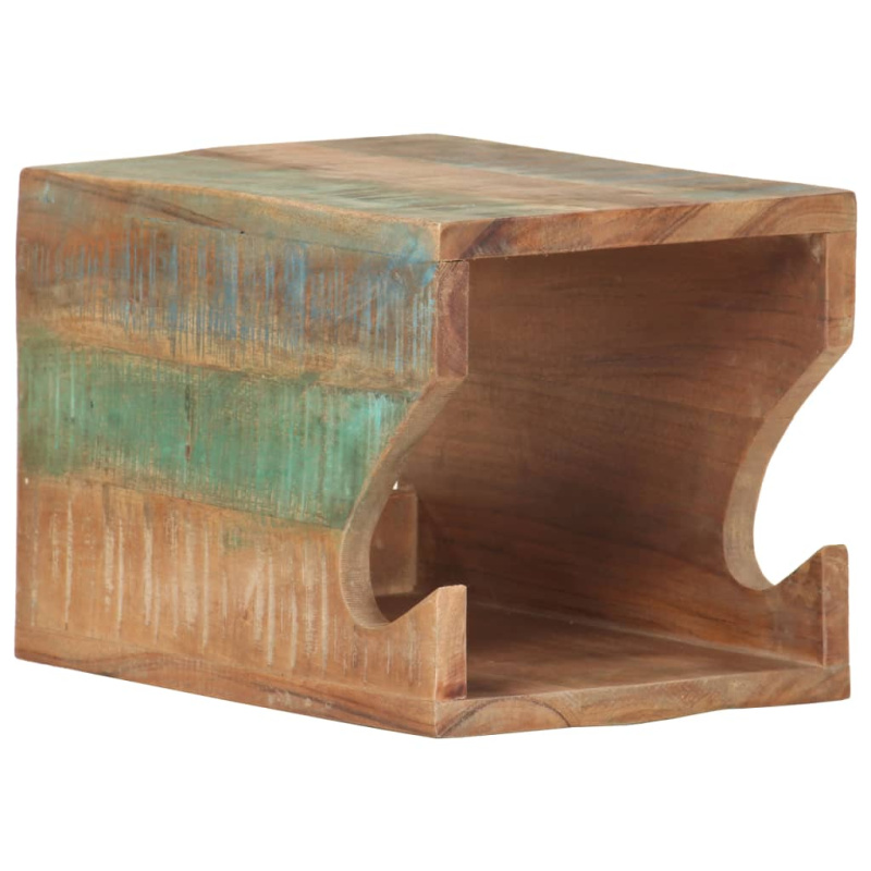 Nástěnný Držák Na Kolo 35X25X25 Cm - masivní hrubé mangovníkové dřevo